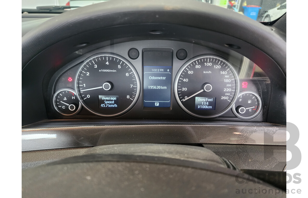 08/2011 Holden Calais  VE II 4d Sedan Red 3.6L