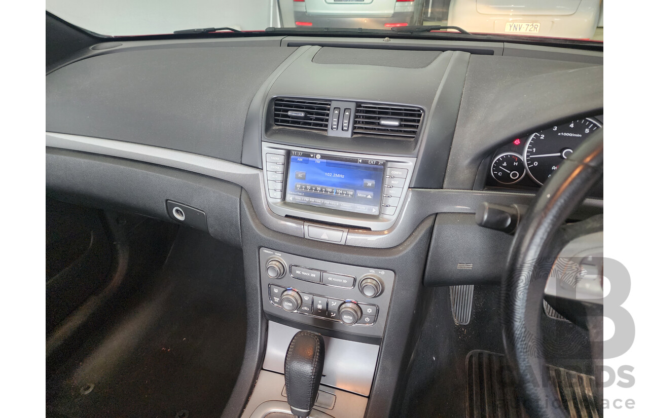 08/2011 Holden Calais  VE II 4d Sedan Red 3.6L