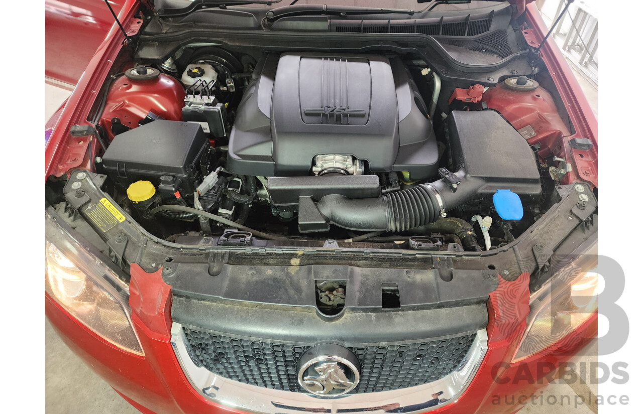 08/2011 Holden Calais  VE II 4d Sedan Red 3.6L