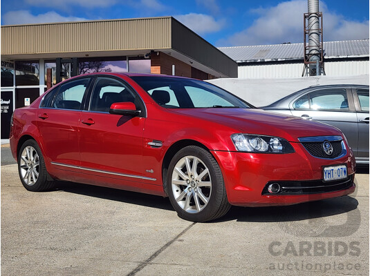 08/2011 Holden Calais  VE II 4d Sedan Red 3.6L