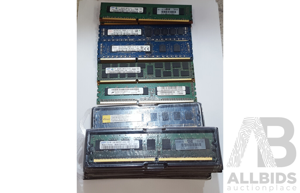 Assorted DDR3 / DDR2 RAM Modules