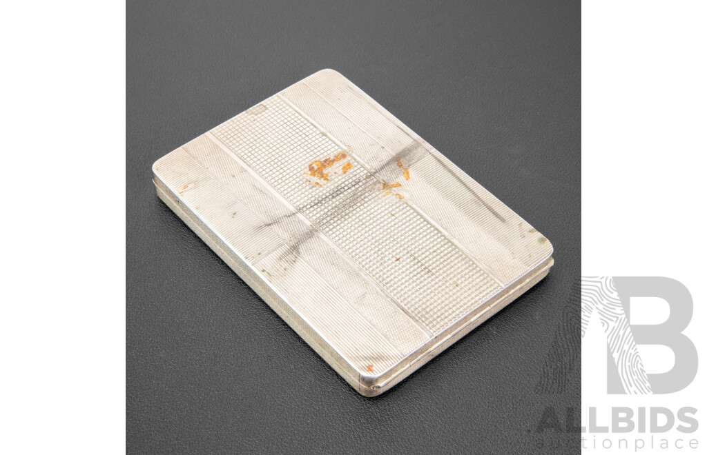 Art Deco Silver Cigarette Case
