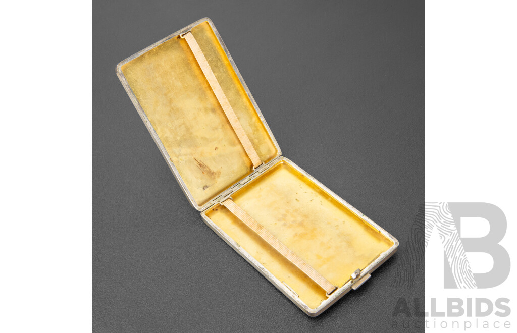 Art Deco Silver Cigarette Case