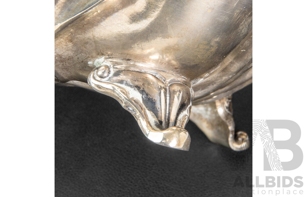 Austrian Silver Repousse Fruit Bowl