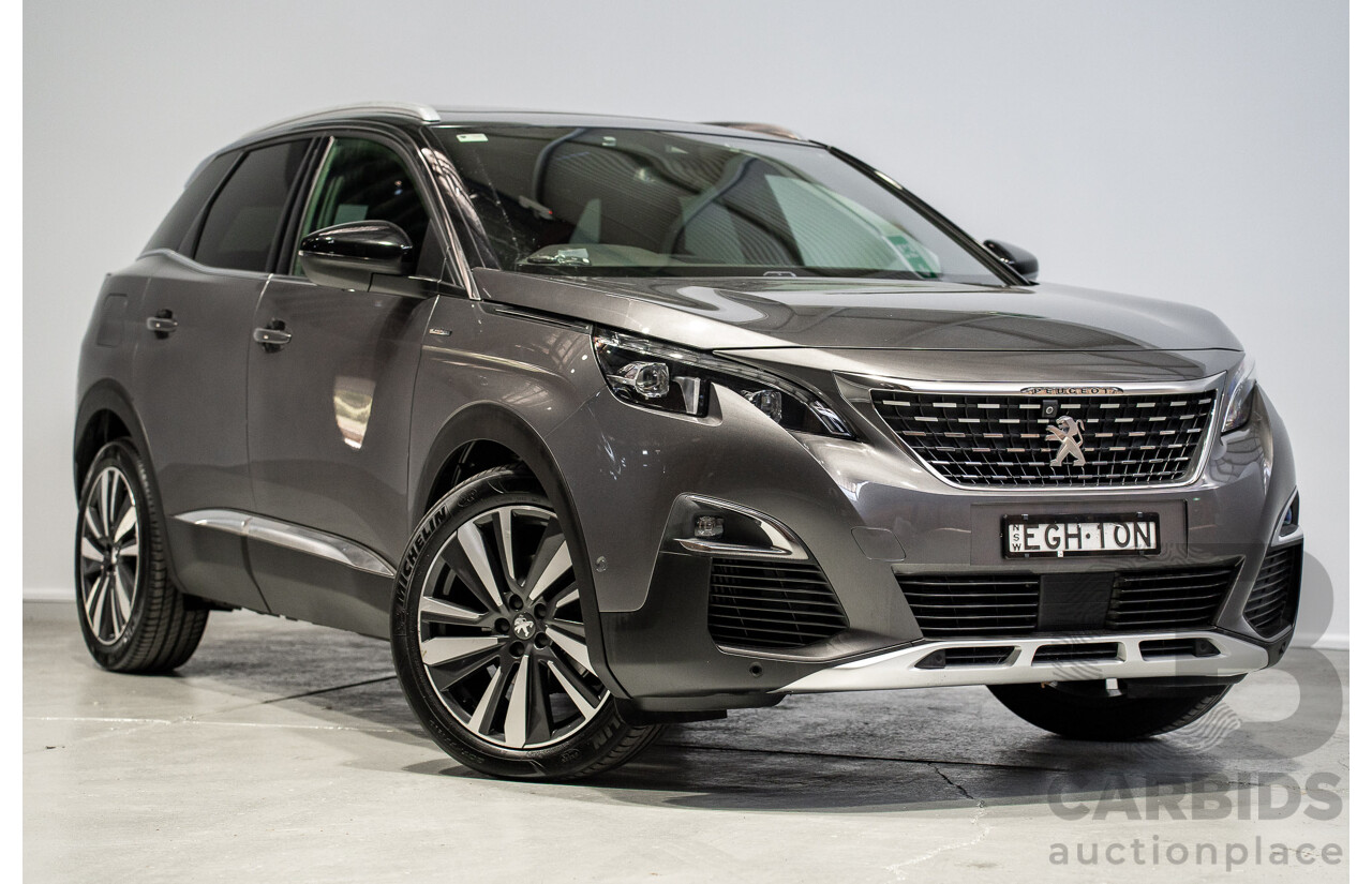 06/2020 Peugeot 3008 GT Line P84 MY20 4D Wagon Grey Turbo 1.6L
