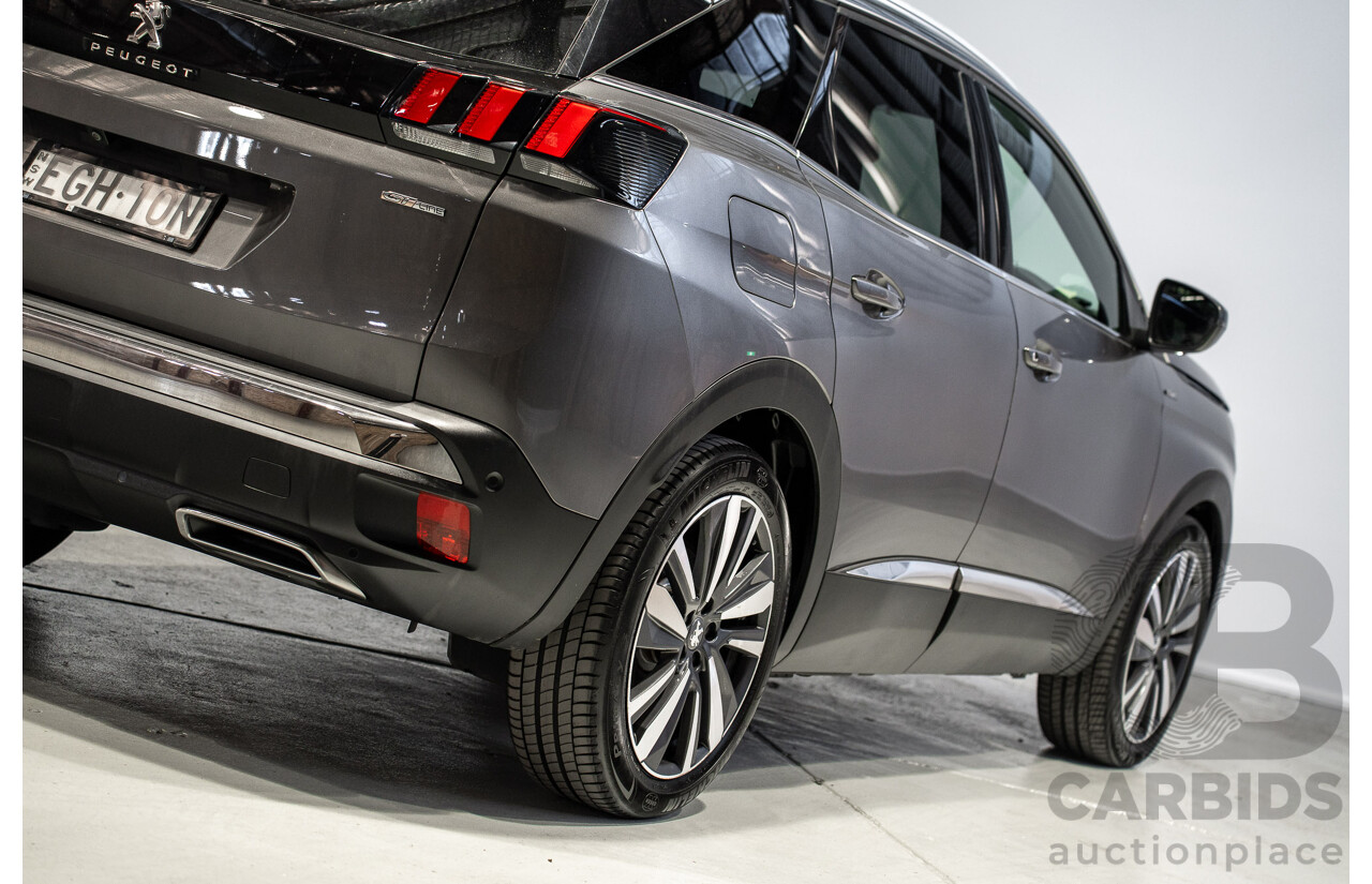06/2020 Peugeot 3008 GT Line P84 MY20 4D Wagon Grey Turbo 1.6L