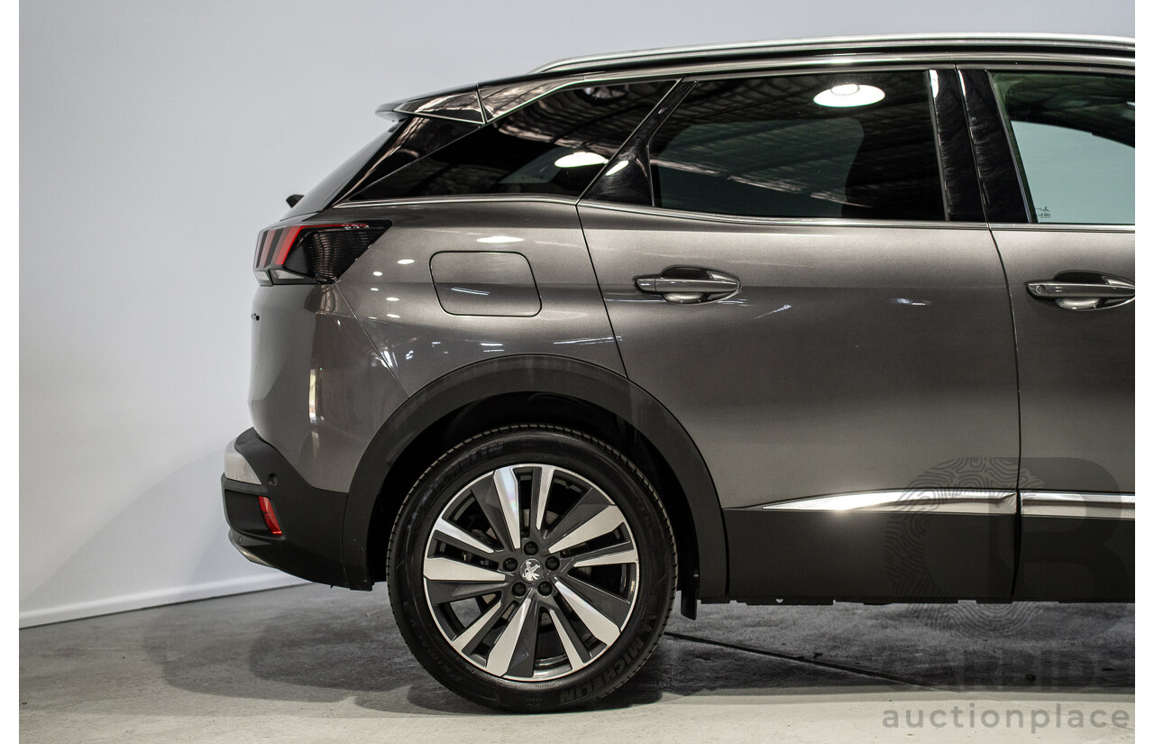 06/2020 Peugeot 3008 GT Line P84 MY20 4D Wagon Grey Turbo 1.6L