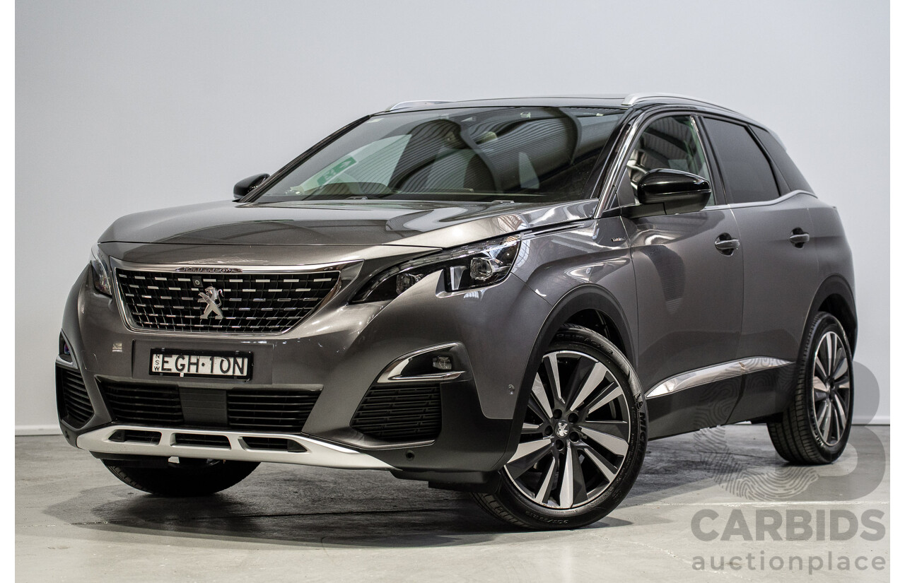 06/2020 Peugeot 3008 GT Line P84 MY20 4D Wagon Grey Turbo 1.6L