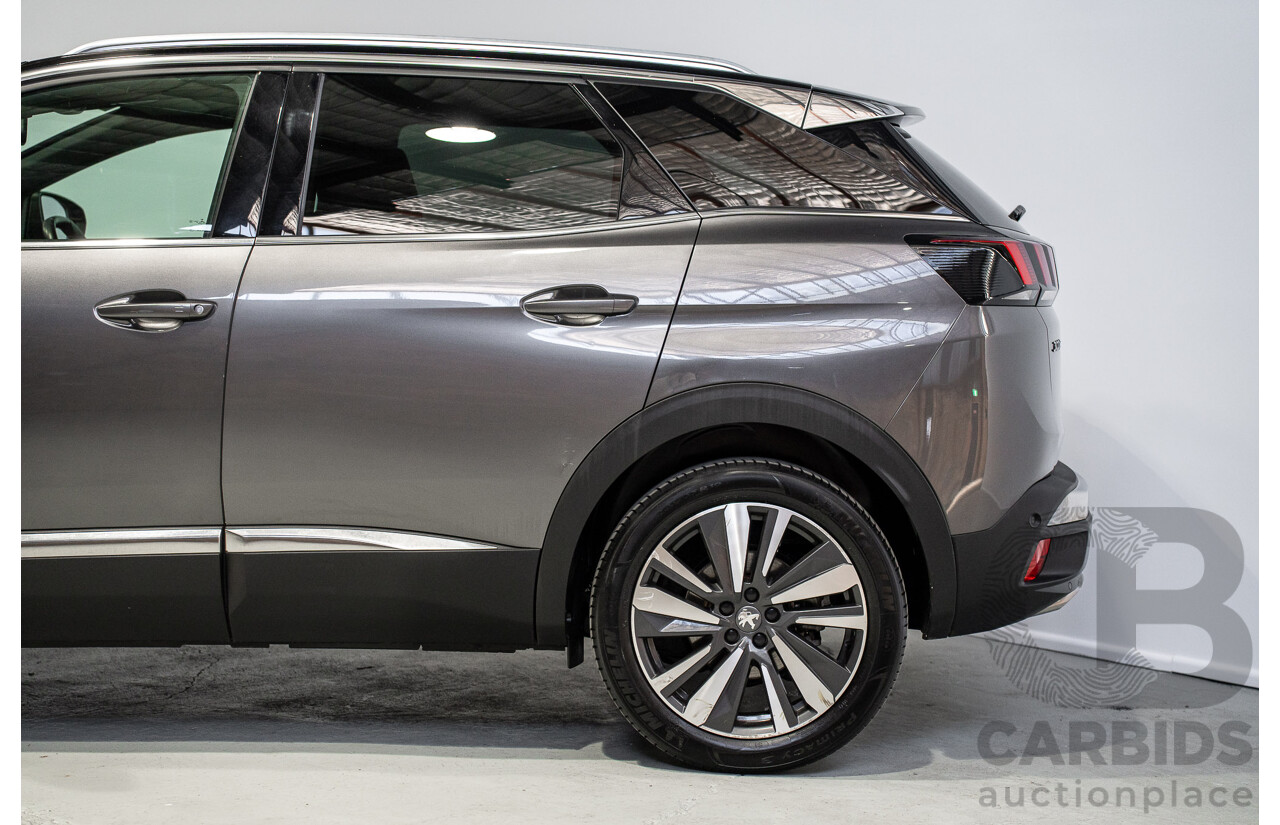 06/2020 Peugeot 3008 GT Line P84 MY20 4D Wagon Grey Turbo 1.6L