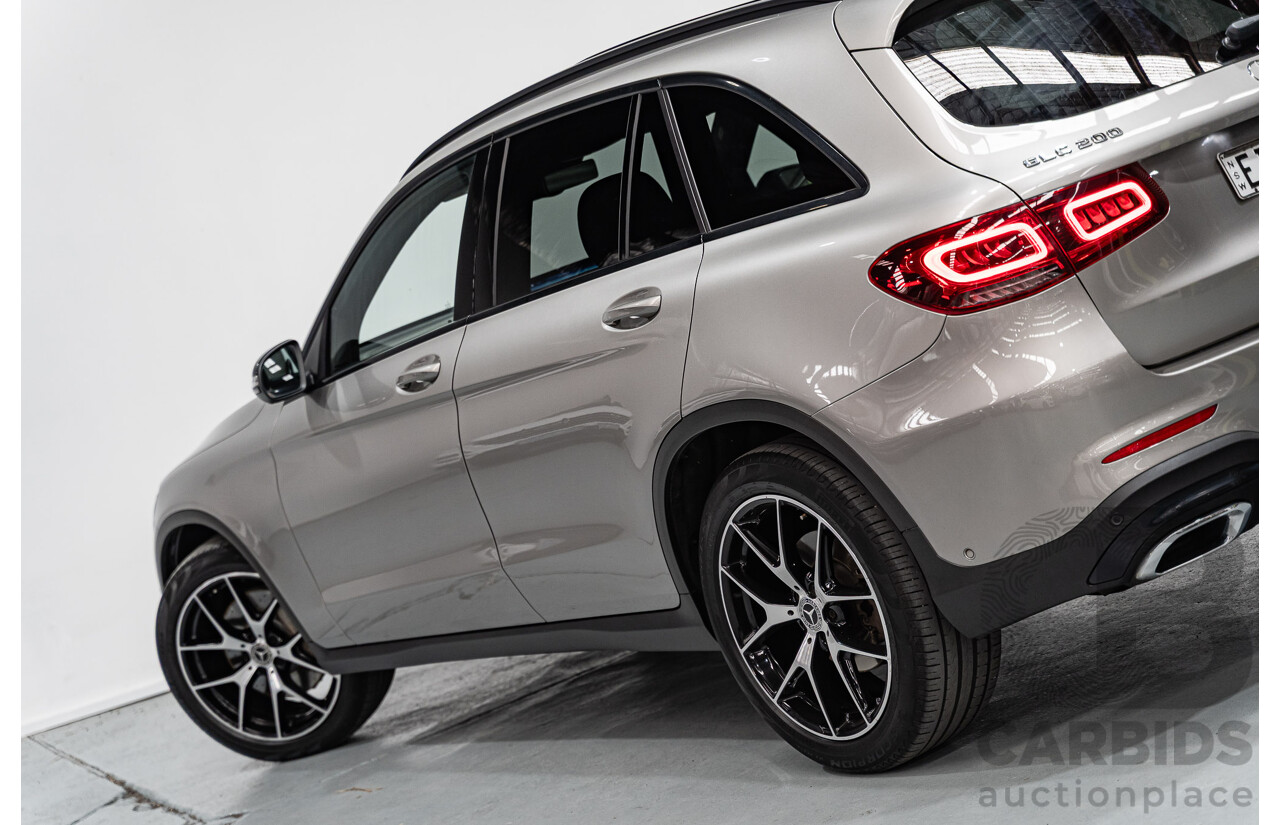 06/2020 Mercedes Benz GLC200 AMG Line X253 MY20.5 4D Wagon Mojave Silver Metallic Turbo 2.0L