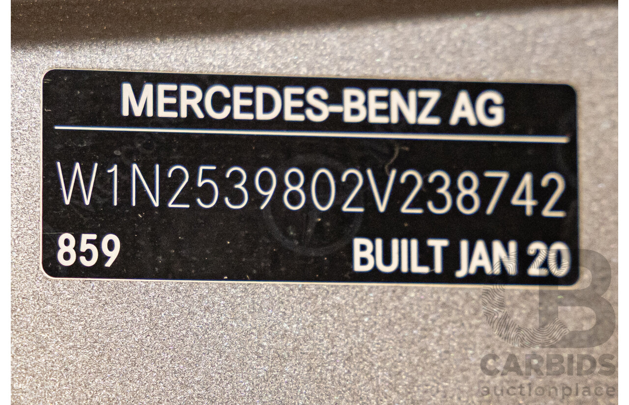 06/2020 Mercedes Benz GLC200 AMG Line X253 MY20.5 4D Wagon Mojave Silver Metallic Turbo 2.0L