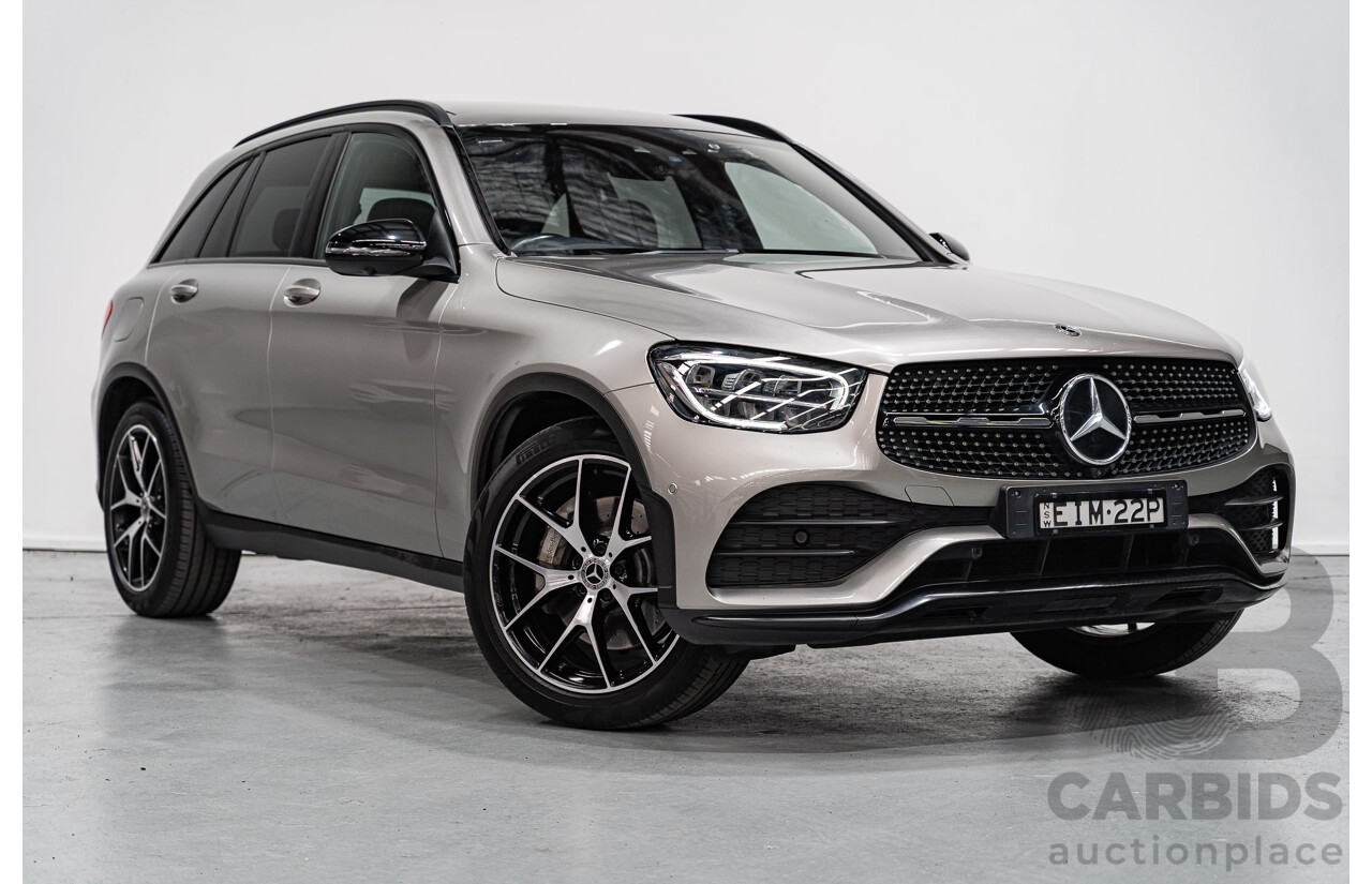 06/2020 Mercedes Benz GLC200 AMG Line X253 MY20.5 4D Wagon Mojave Silver Metallic Turbo 2.0L