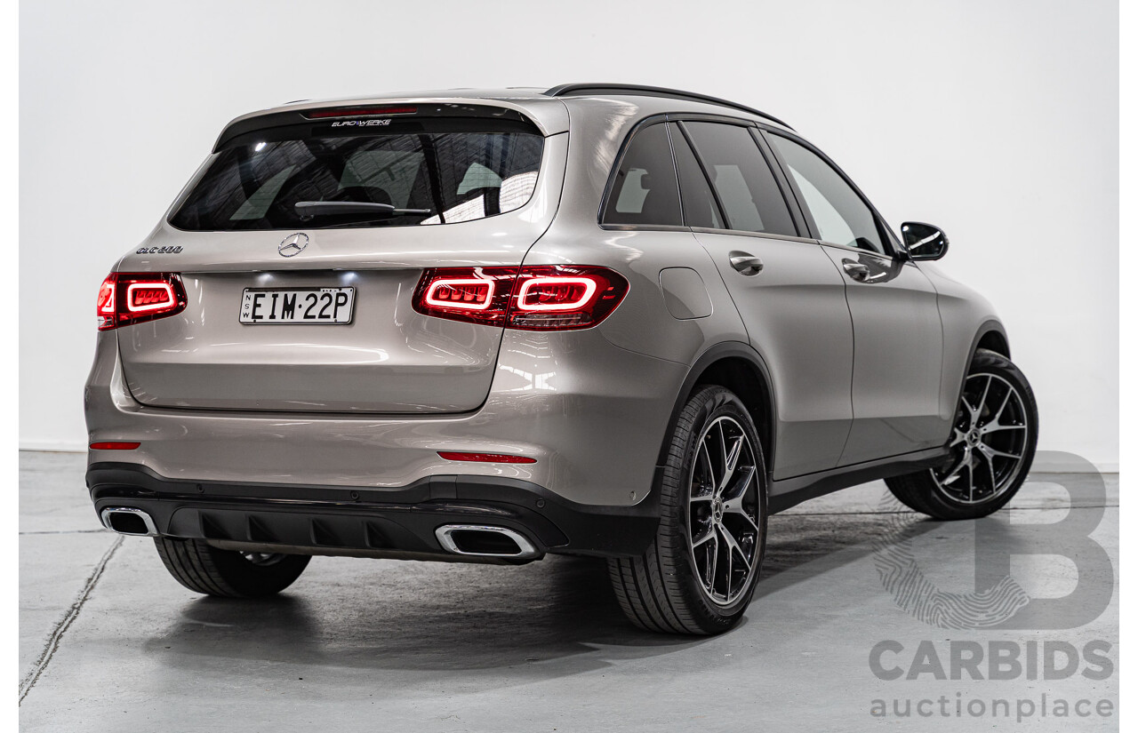 06/2020 Mercedes Benz GLC200 AMG Line X253 MY20.5 4D Wagon Mojave Silver Metallic Turbo 2.0L