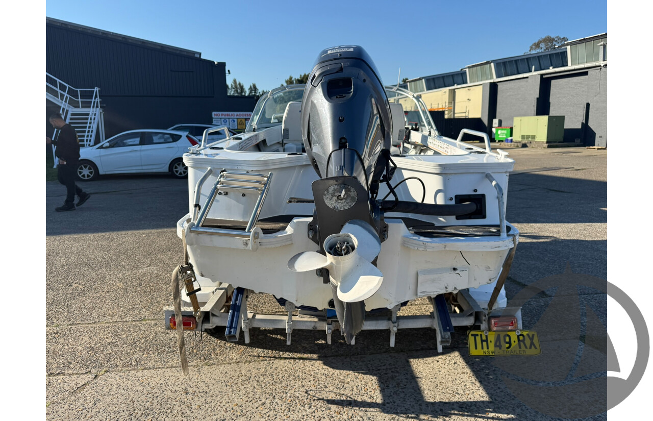 NO RESERVE INSURANCE - 2008 Quintrex 440 Cruiseabout, Yamaha 40HP