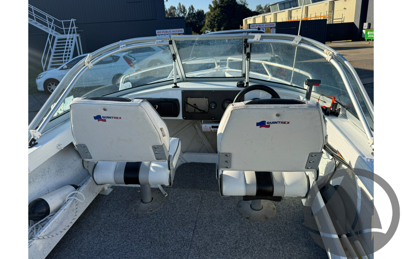 NO RESERVE INSURANCE - 2008 Quintrex 440 Cruiseabout, Yamaha 40HP