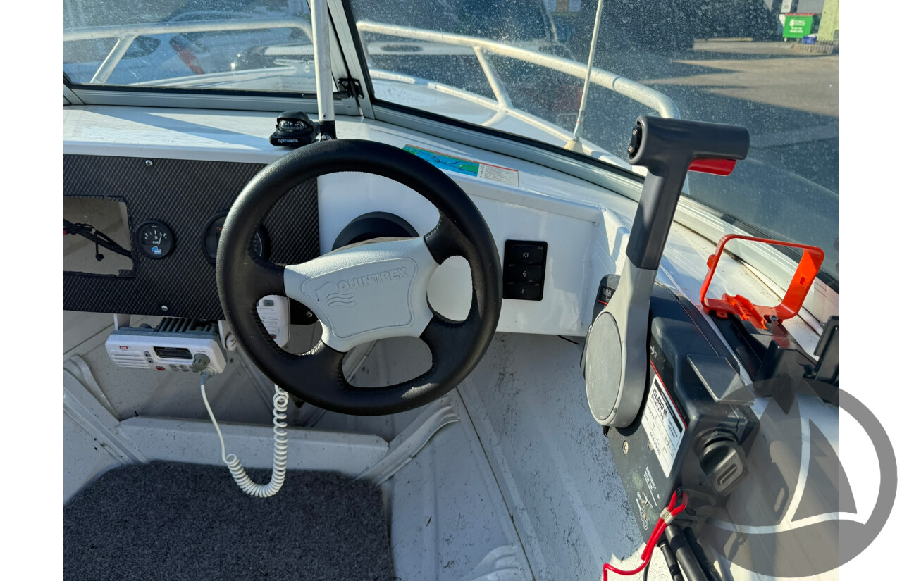 NO RESERVE INSURANCE - 2008 Quintrex 440 Cruiseabout, Yamaha 40HP