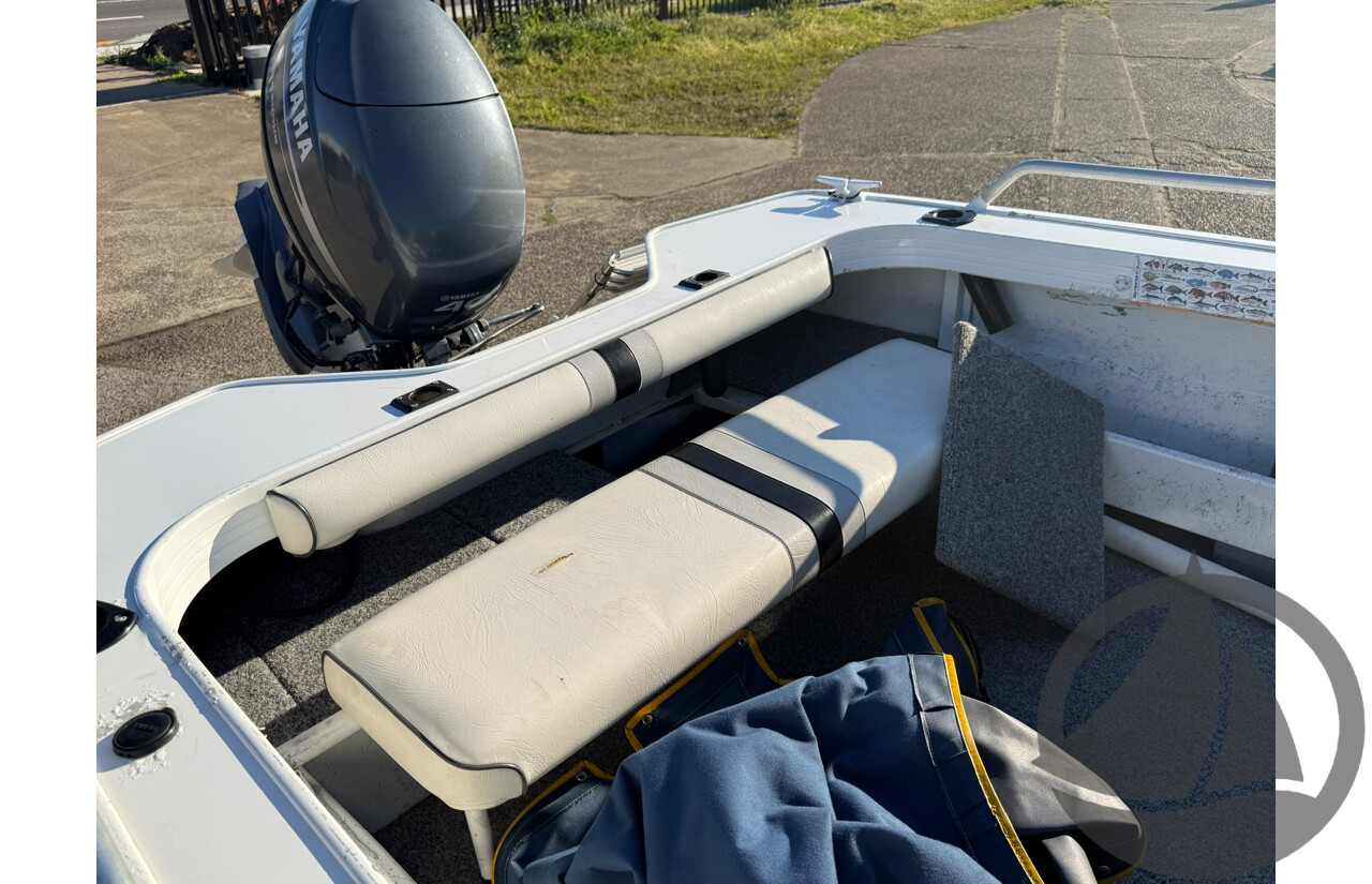 NO RESERVE INSURANCE - 2008 Quintrex 440 Cruiseabout, Yamaha 40HP
