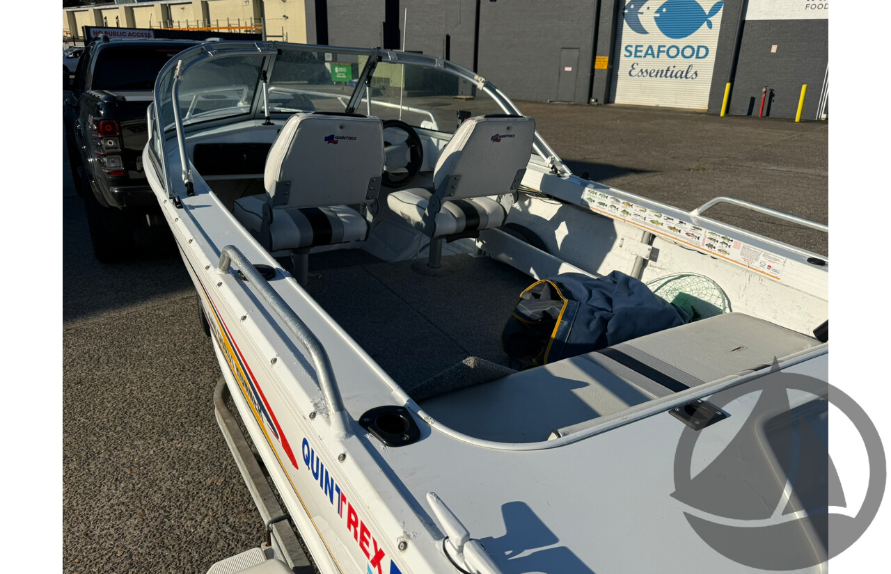 NO RESERVE INSURANCE - 2008 Quintrex 440 Cruiseabout, Yamaha 40HP