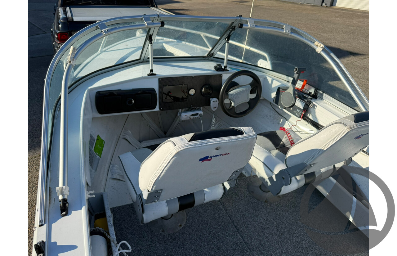 NO RESERVE INSURANCE - 2008 Quintrex 440 Cruiseabout, Yamaha 40HP