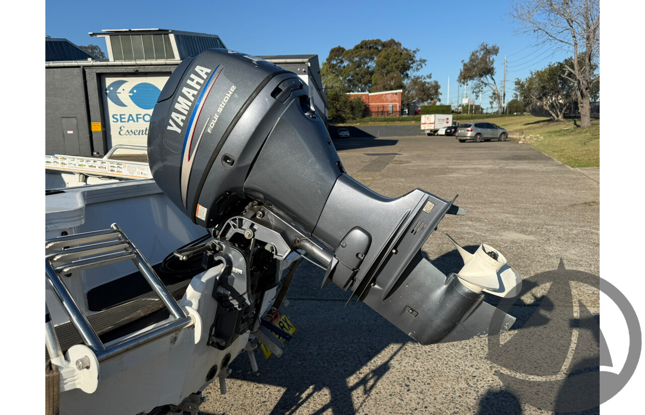 NO RESERVE INSURANCE - 2008 Quintrex 440 Cruiseabout, Yamaha 40HP