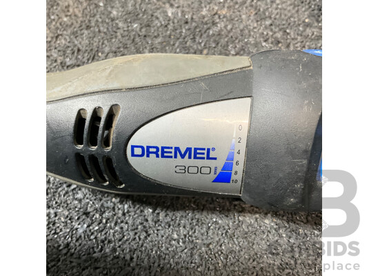 DREMEL 3001 Speed Rotary Tool with DREMEL Model 225 Flexibl Shaft Attachment - Lot of 2