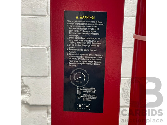 Red Hydraulic Workshop Press