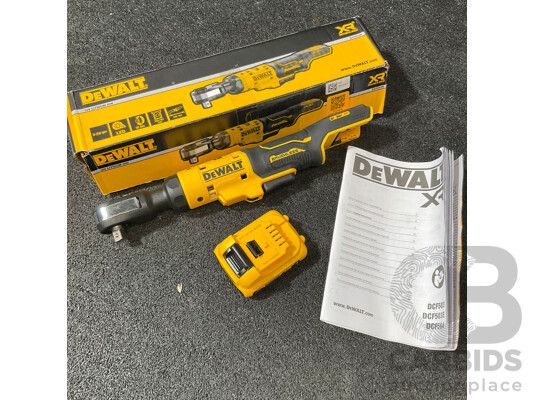 DEWALT 12V Open Head Cordless Ratchet (DCF503) with 3Ah Battery