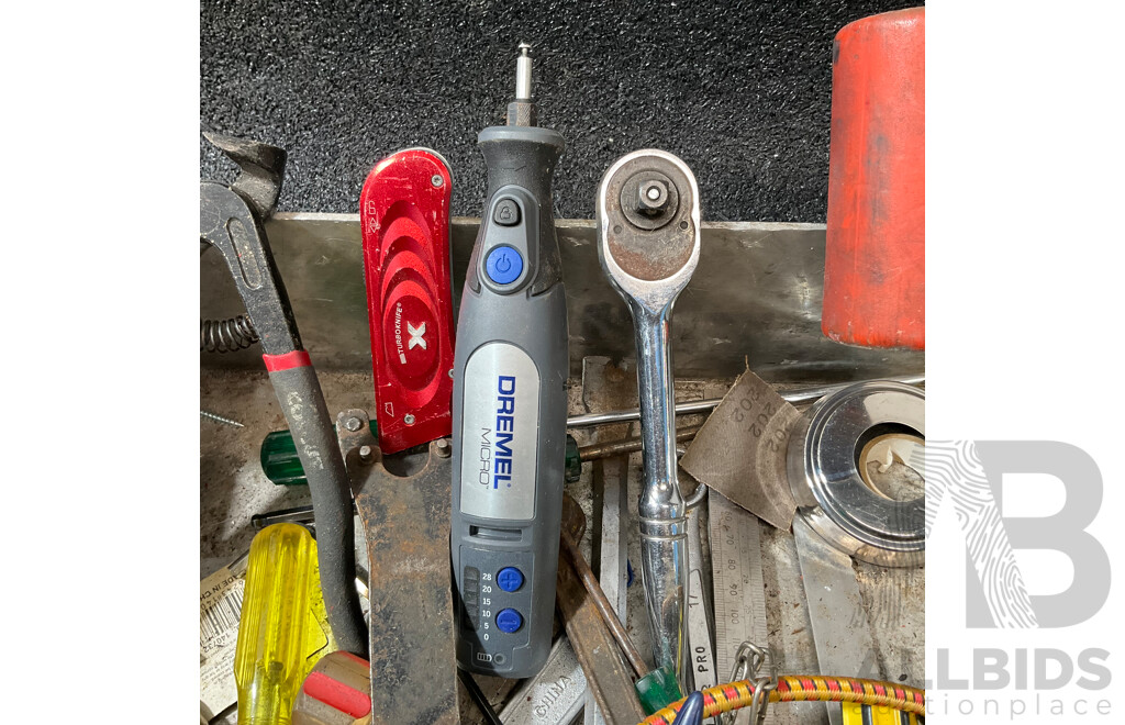 DREMEL (8050) Rotary Tool and Assorted Hand Tools