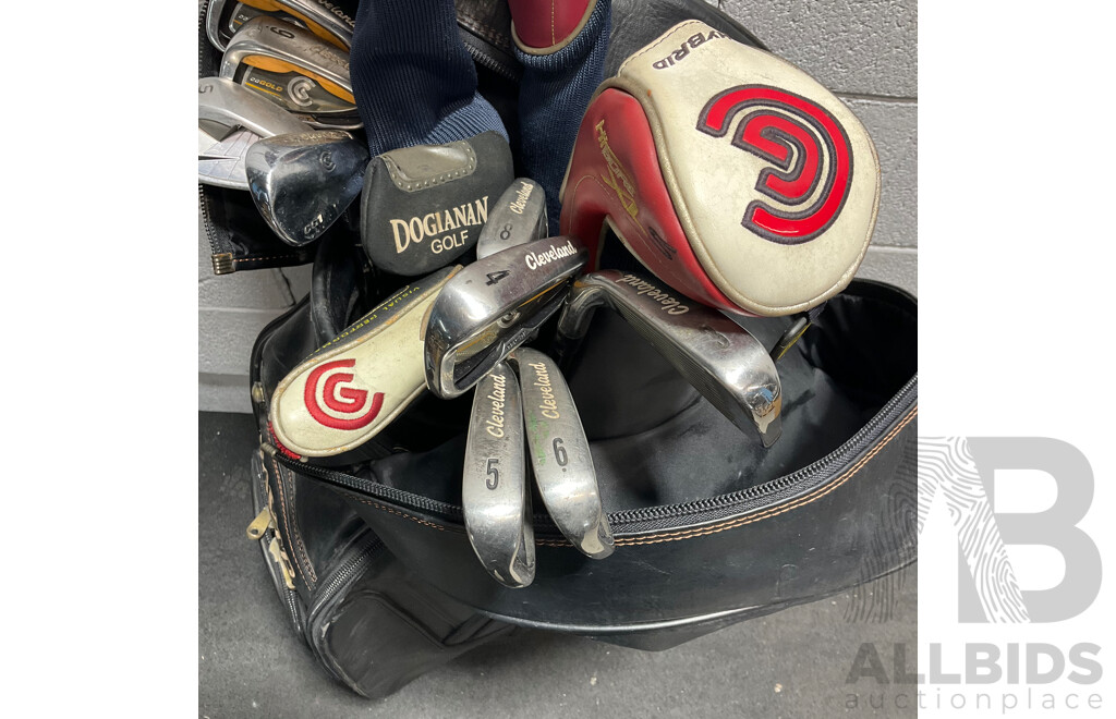 Golf Clubs with Carry Bag & Other