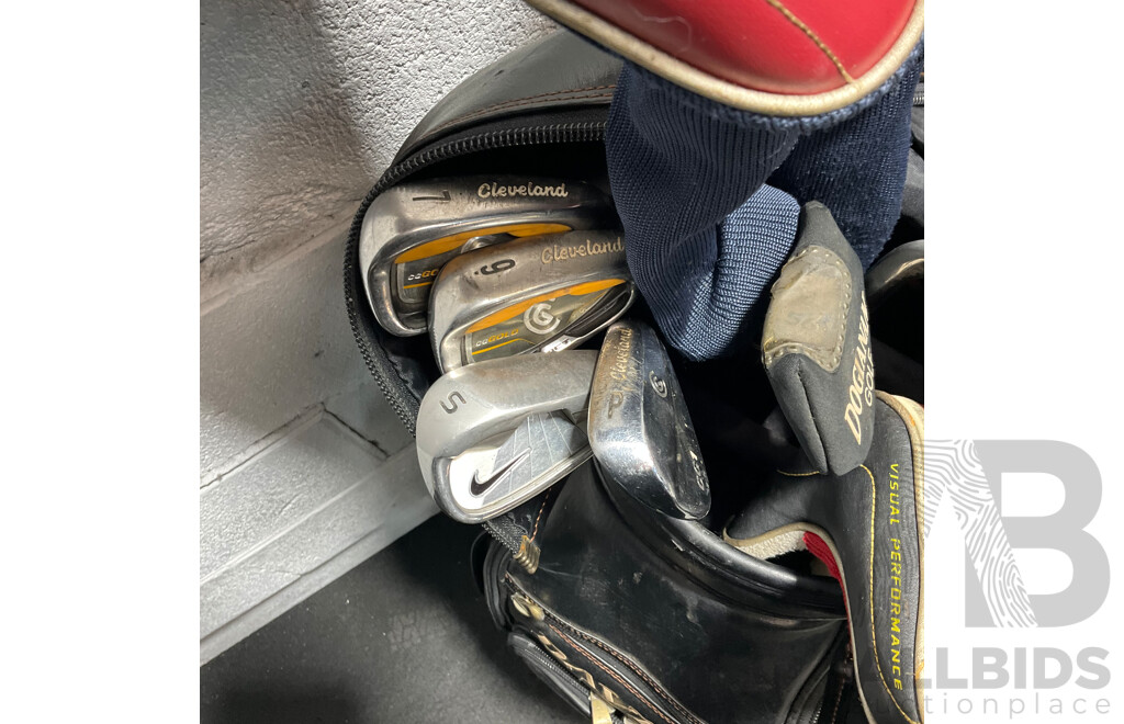 Golf Clubs with Carry Bag & Other