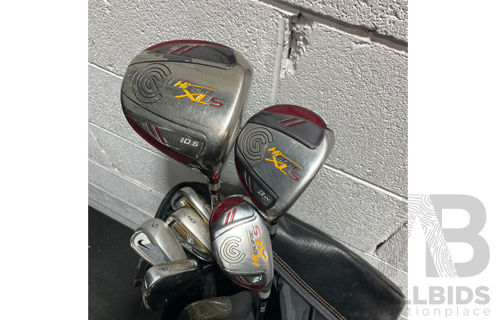 Golf Clubs with Carry Bag & Other