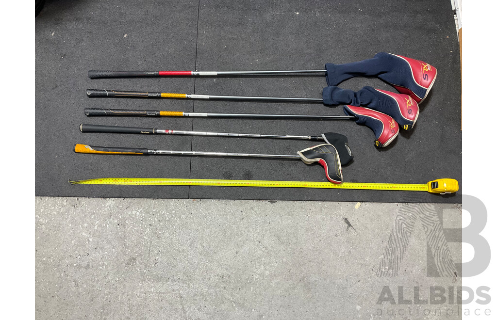 Golf Clubs with Carry Bag & Other