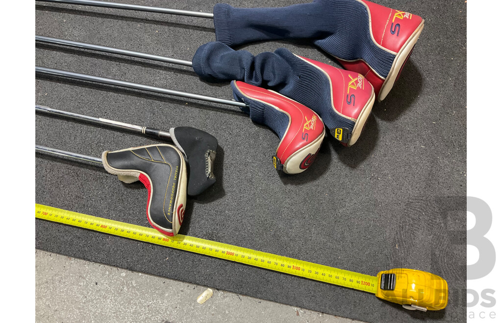 Golf Clubs with Carry Bag & Other