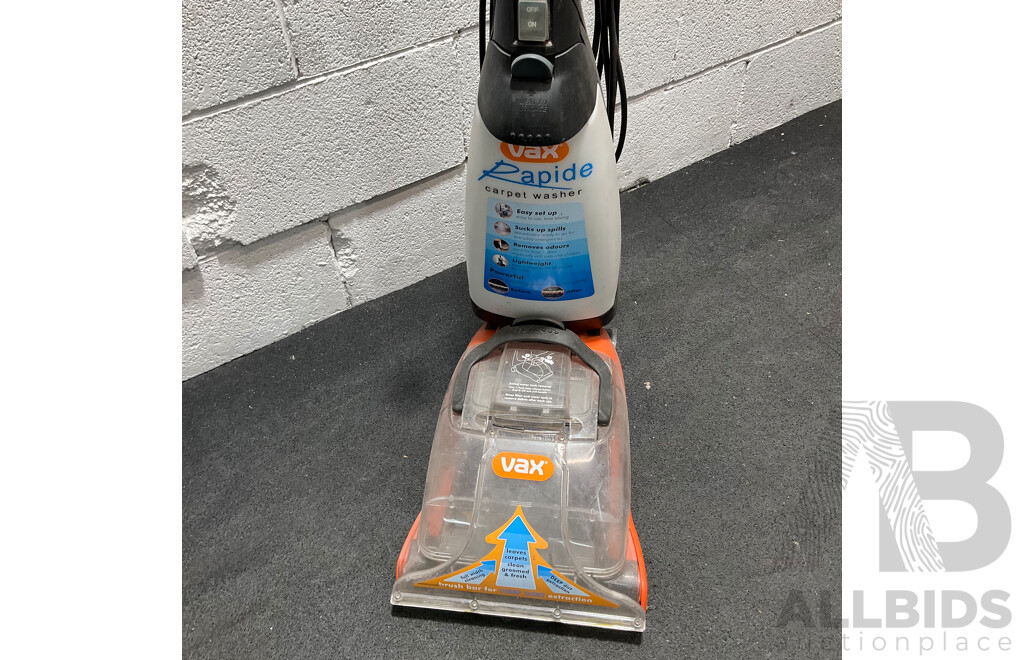 VAX Rapide Classic (V-025) Upright Carpet Washer Cleaner