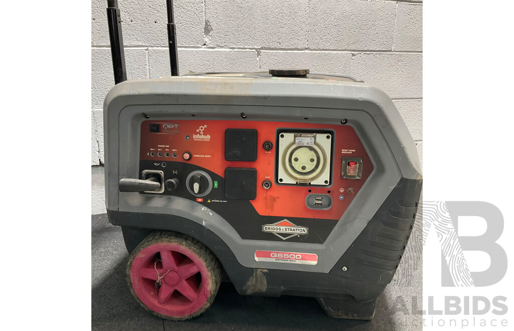 BRIGGS & STRATTON Q6500 Quiet Power Series 6500W Inverter Generator