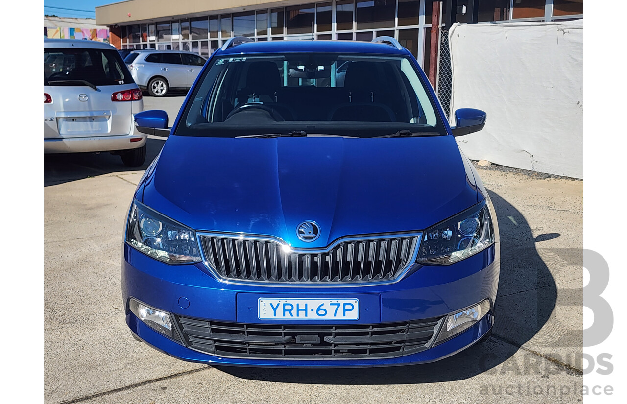 03/2016 Skoda Fabia 81 TSI NJ 5d Hatchback Blue 1.2L