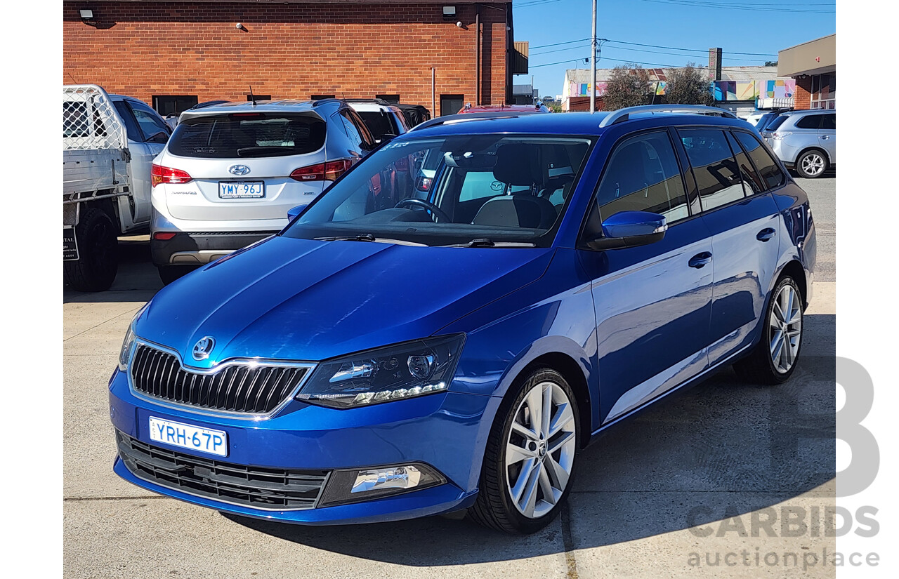 03/2016 Skoda Fabia 81 TSI NJ 5d Hatchback Blue 1.2L