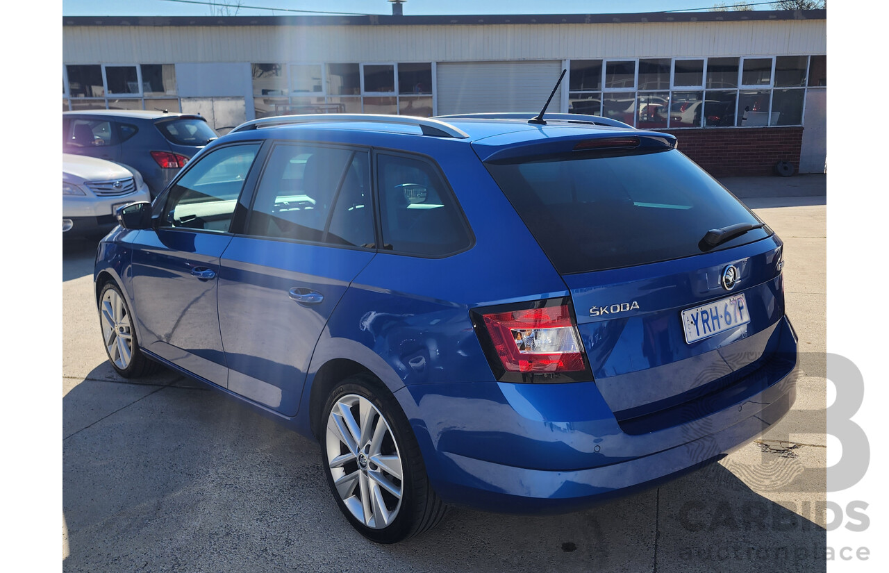 03/2016 Skoda Fabia 81 TSI NJ 5d Hatchback Blue 1.2L