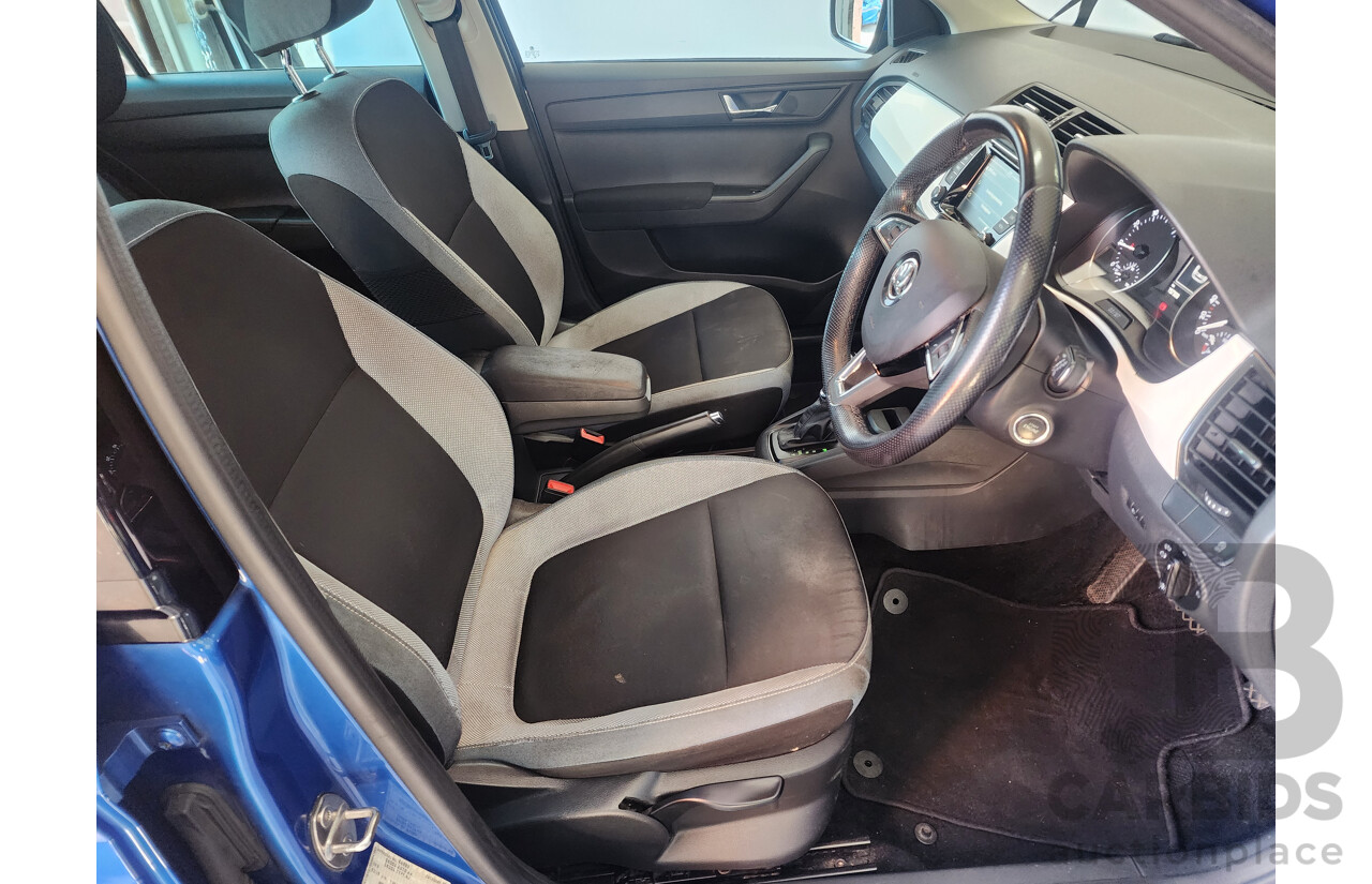 03/2016 Skoda Fabia 81 TSI NJ 5d Hatchback Blue 1.2L