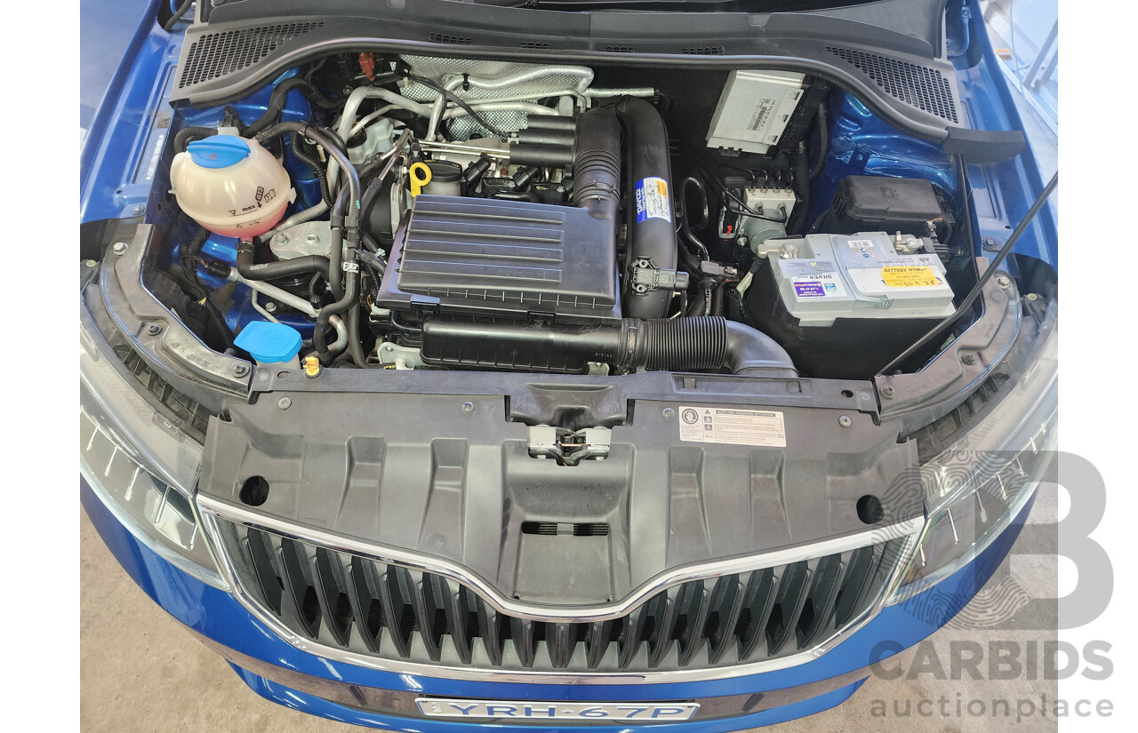 03/2016 Skoda Fabia 81 TSI NJ 5d Hatchback Blue 1.2L