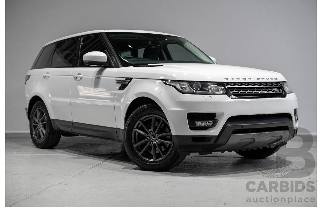 01/2015 Land Rover Range Rover Sport TDV6 SE (AWD) L494 MY15 4d Wagon Fuji White Twin Turbo Diesel 3.0L