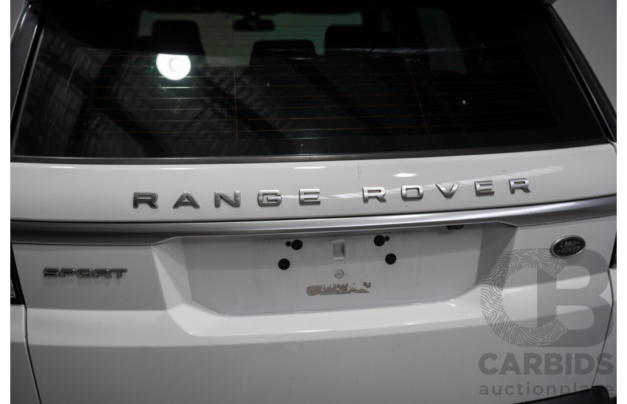 01/2015 Land Rover Range Rover Sport TDV6 SE (AWD) L494 MY15 4d Wagon Fuji White Twin Turbo Diesel 3.0L