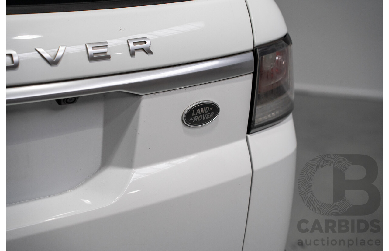 01/2015 Land Rover Range Rover Sport TDV6 SE (AWD) L494 MY15 4d Wagon Fuji White Twin Turbo Diesel 3.0L
