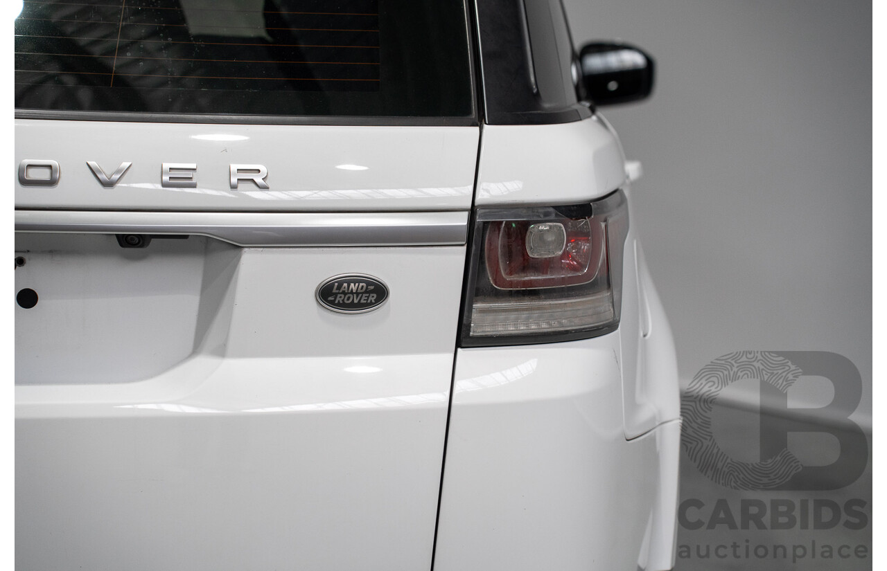 01/2015 Land Rover Range Rover Sport TDV6 SE (AWD) L494 MY15 4d Wagon Fuji White Twin Turbo Diesel 3.0L