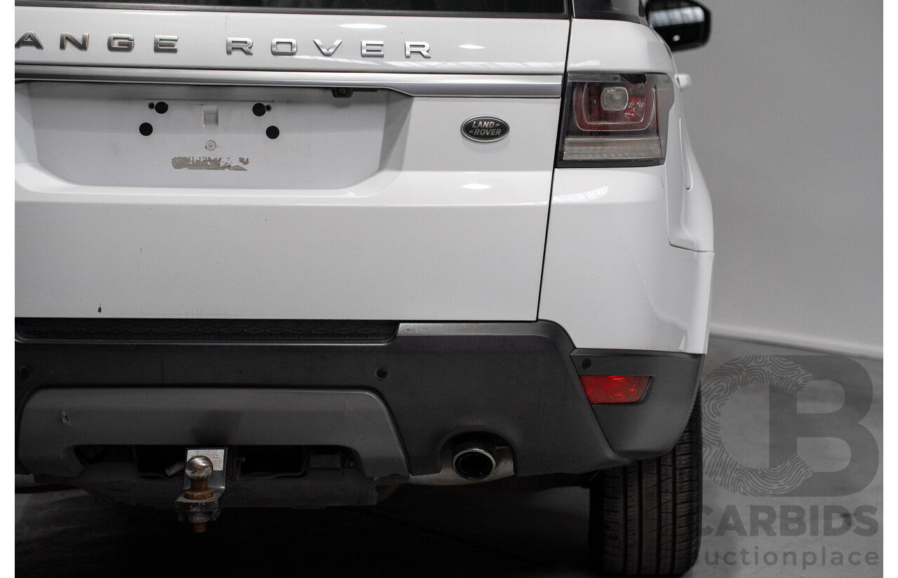 01/2015 Land Rover Range Rover Sport TDV6 SE (AWD) L494 MY15 4d Wagon Fuji White Twin Turbo Diesel 3.0L