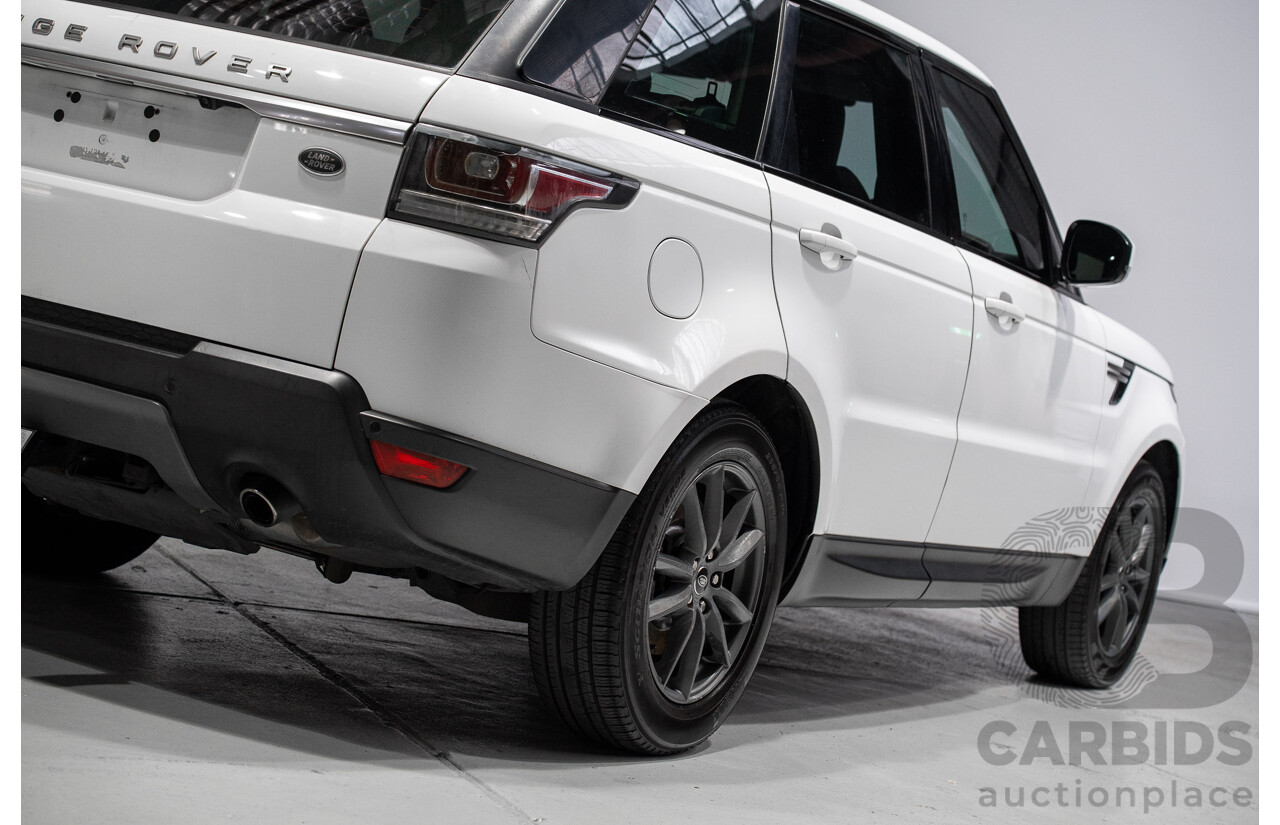 01/2015 Land Rover Range Rover Sport TDV6 SE (AWD) L494 MY15 4d Wagon Fuji White Twin Turbo Diesel 3.0L