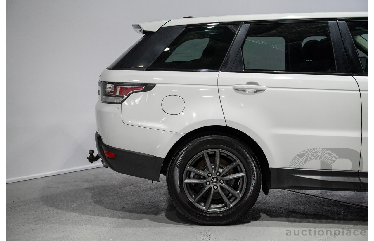 01/2015 Land Rover Range Rover Sport TDV6 SE (AWD) L494 MY15 4d Wagon Fuji White Twin Turbo Diesel 3.0L