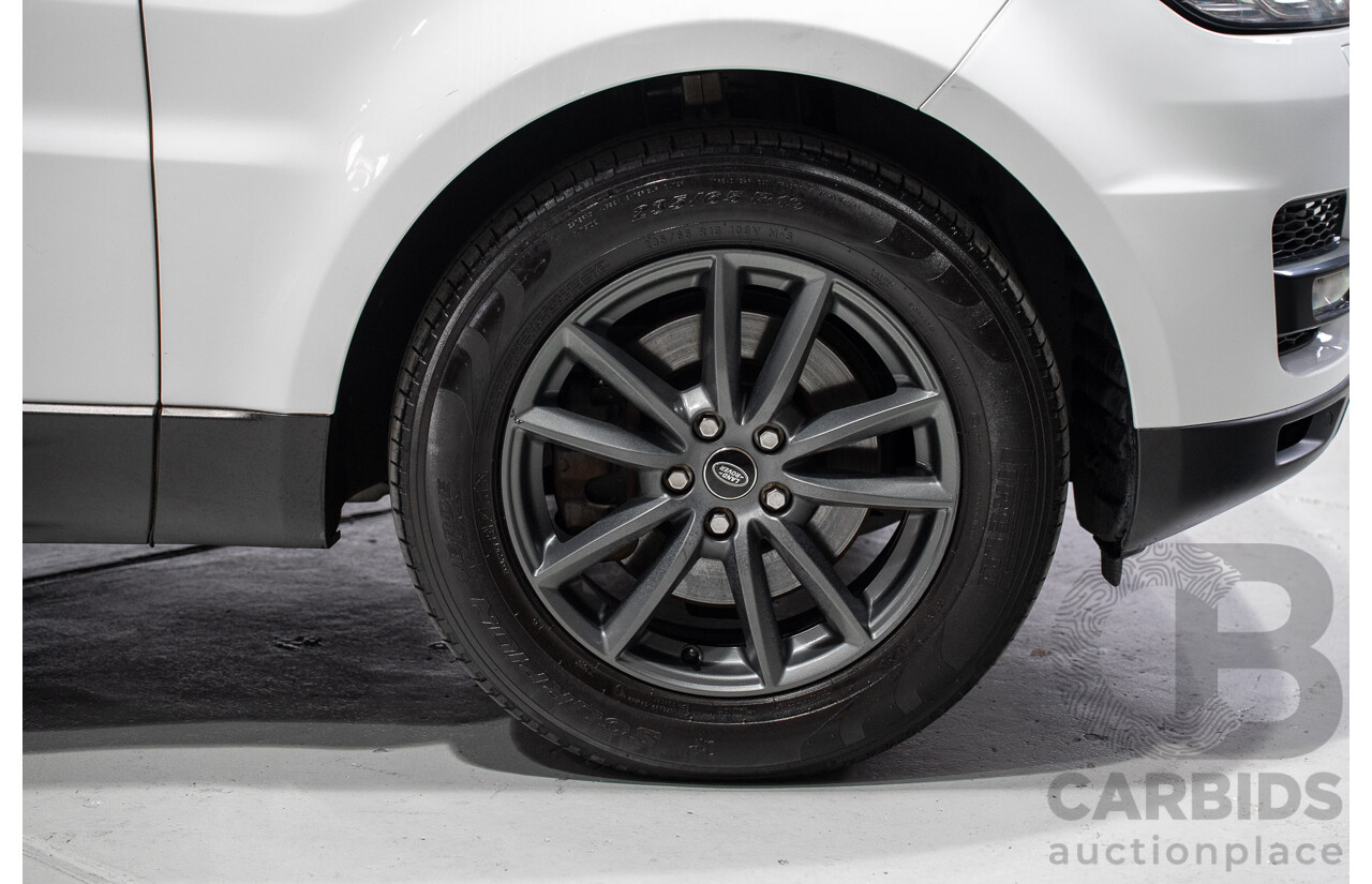 01/2015 Land Rover Range Rover Sport TDV6 SE (AWD) L494 MY15 4d Wagon Fuji White Twin Turbo Diesel 3.0L