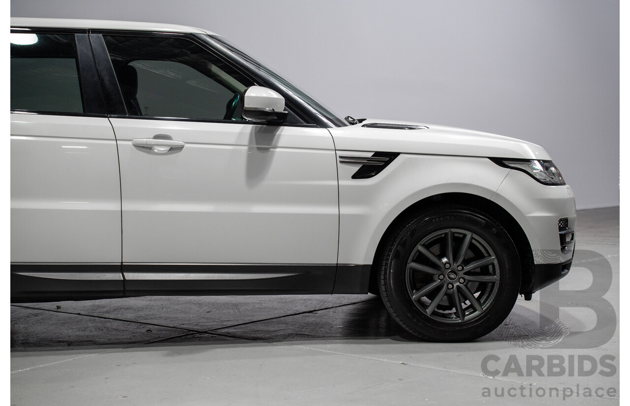 01/2015 Land Rover Range Rover Sport TDV6 SE (AWD) L494 MY15 4d Wagon Fuji White Twin Turbo Diesel 3.0L