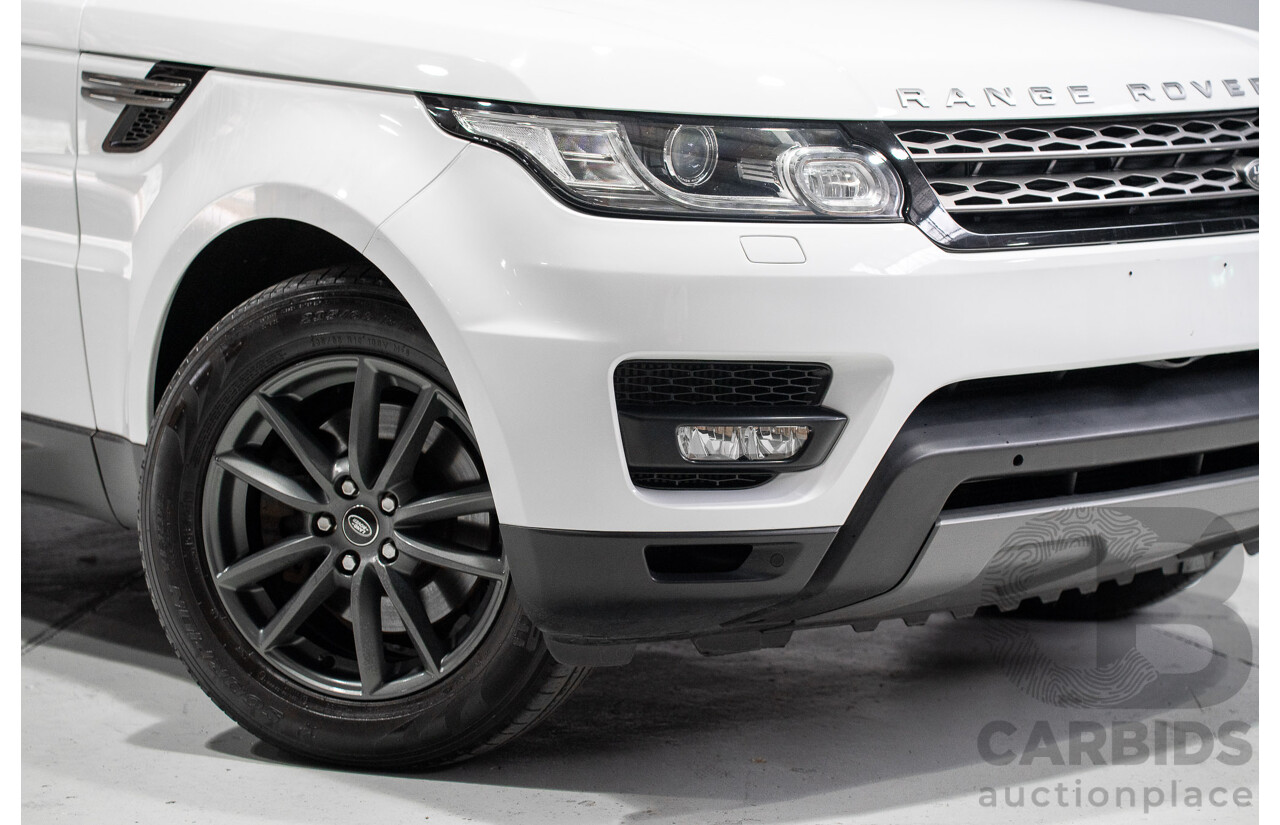01/2015 Land Rover Range Rover Sport TDV6 SE (AWD) L494 MY15 4d Wagon Fuji White Twin Turbo Diesel 3.0L